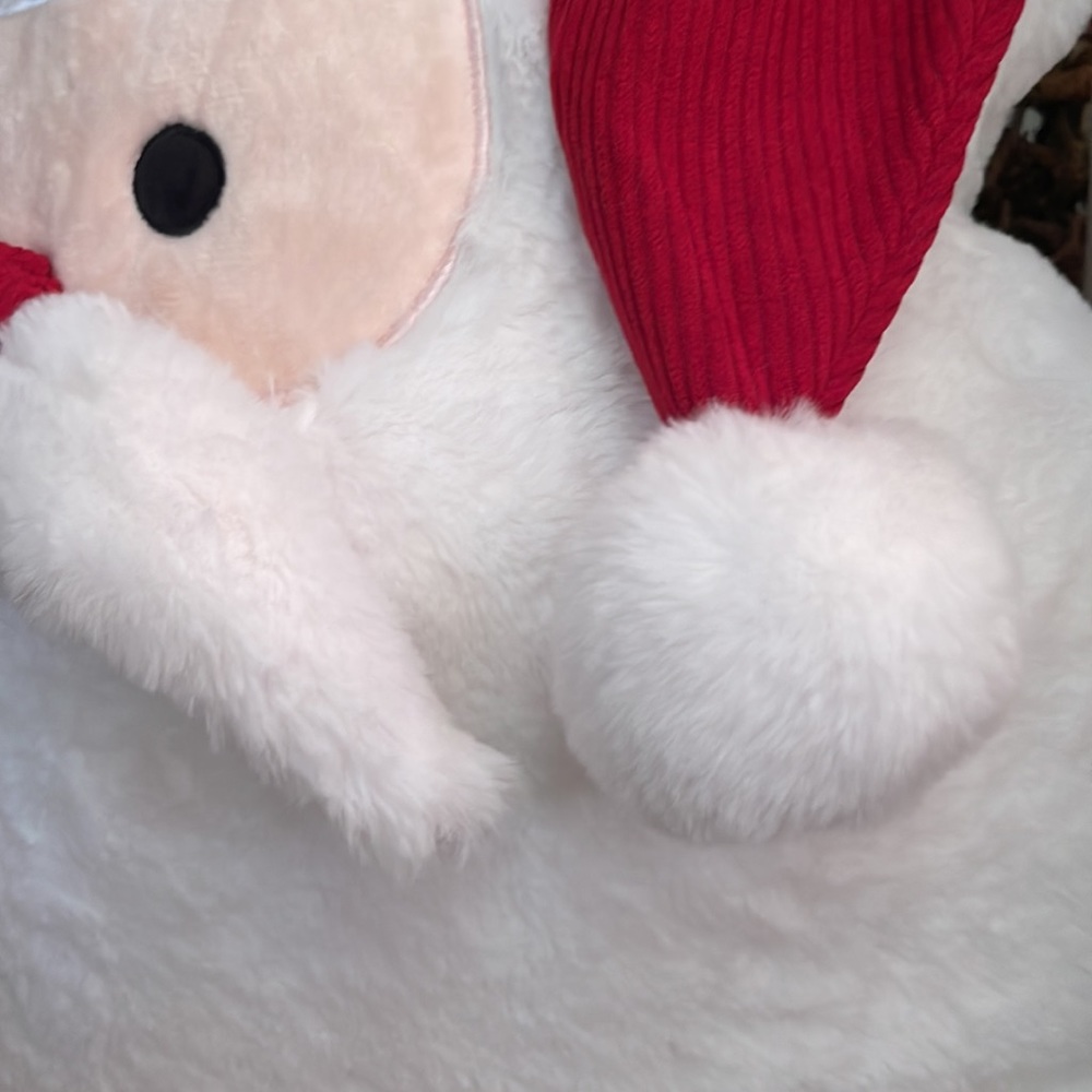 🎉HP🎉~Santa 🎅🏻 Face Plush Large Holiday Pillow 🎅🏻NWT🎅🏻 - Picture 7 of 16